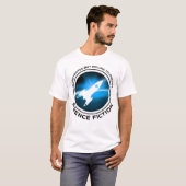eingeführt, aber willens, über Science Fiction zu T-Shirt (Vorne ganz)
