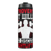 eingeführt, aber willens zu diskutieren thermosbecher (Vorderseite)