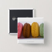 Eingeführte französische Makaronen (Makaronen) Button (Vorne & Hinten)