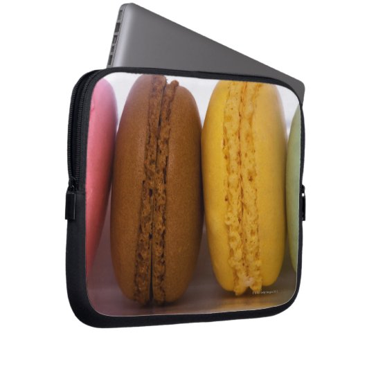 Eingeführte französische Makaronen (Makaronen) Laptopschutzhülle (Vorne Rechts)