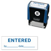 EINGEGEBENE Unterschrift und Datumsbuchhaltung Permastempel (Beispiel)