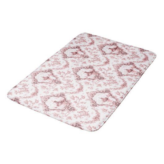 Eingegrabter Florentiner mit Windmühle und Boote-R Badematte (Schrägansicht)