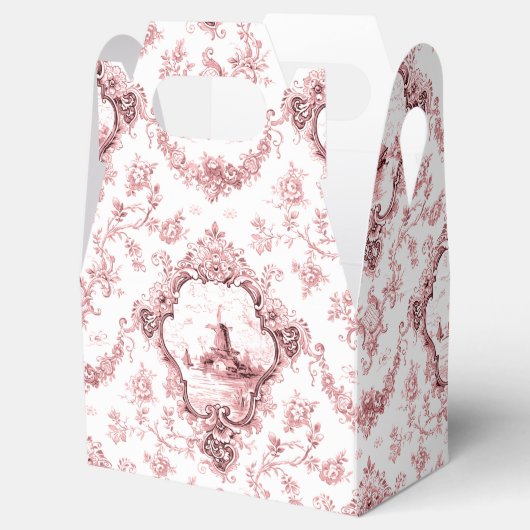 Eingegrabter Florentiner mit Windmühle und Boote-R Geschenkschachtel (Geöffnet)