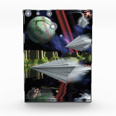 Eingehende Farb-Illustration Acrylblock Fotoblock (Vorderseite)