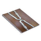 Eingeklemmt: Design der Stahlkarabiner-Verriegelun Notizblock (Rechte Seite)