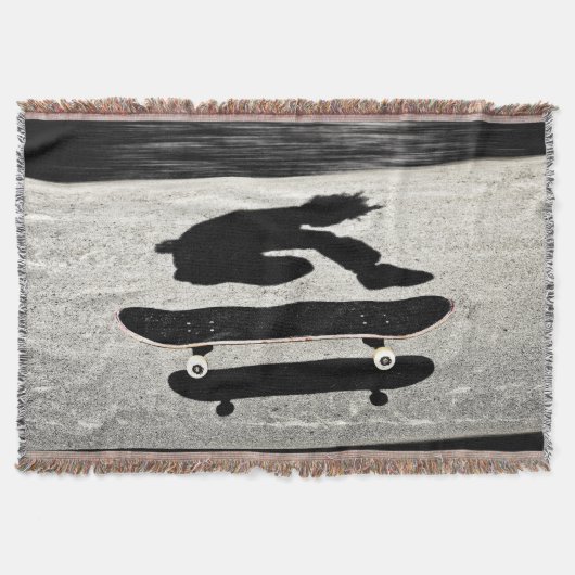 eingeklemmte Skateboard-Wurfdecke Decke (Vorderseite)