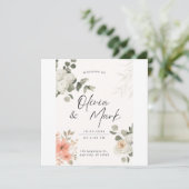 Eingeladen in die Widding Einladung (Stehend Vorderseite)