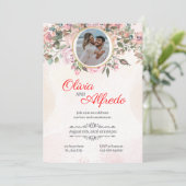 Eingeladen in die Widding Einladung (Stehend Vorderseite)