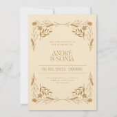 Eingeladen in die Widding Einladung (Rückseite)