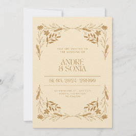 Eingeladen in die Widding Einladung