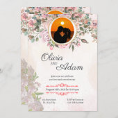 Eingeladen in die Widding Einladung (Vorne/Hinten)