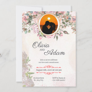 Eingeladen in die Widding Einladung