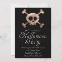 Eingeladene HALLOWEEN-PARTY an beschädigten Schäde