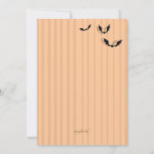 Eingeladene Halloween-Partys ohne Kopfschmerzen Einladung (Rückseite)