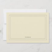 Eingeladene Unternehmen Einladung (Rückseite)