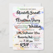 Eingeladener Abend Einladung (Rückseite)