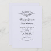 Eingeladener Blüh-Abschluss Einladung (Vorne/Hinten)