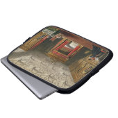 Eingelegte Kammer, Sizergh, Westmoreland, 1849 Laptopschutzhülle (Vorne Knopf)
