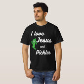 Eingelegtes und Jesus religiös T-Shirt (Vorne ganz)