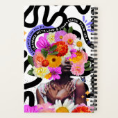 Eingelöste und gekrönte digitale Collage Christlic Notizblock (Rückseite)