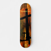Eingelöstes Christliches Kreuz Abstrakt Skateboard (Vorne)