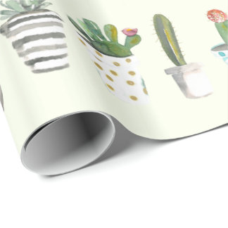 Eingemachte Kakteen Geschenkpapier