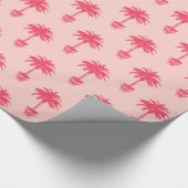 Eingemachte Palme in den Schatten des Geschenkpapier (Ecke)