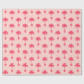 Eingemachte Palme in den Schatten des Geschenkpapier (Flach)