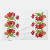 Eingemachte reife rote Tulpe-Fotografie Küchentuch (Horizontal)