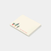 Eingemachte Succulents-Post-Itanmerkungen Post-it Klebezettel (angewinkelt)