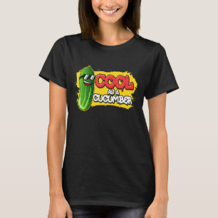 Eingemachtes Lebensmittel Zitat für Gurke   Kühl w T-Shirt
