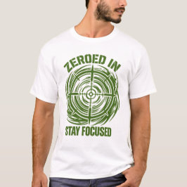 Eingenordet Bleiben Sie Fokussiert Taktisch T-Shirt