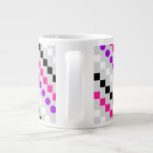 Eingepackter Streifen 2014 Jumbo-Tasse (Rückseite)