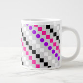 Eingepackter Streifen 2014 Jumbo-Tasse (Rechts)