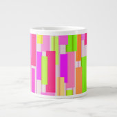 Eingepackter Streifen Jumbo-Tasse (Vorderseite)