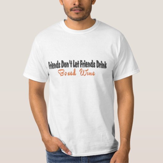 Eingepackter Wein T-Shirt (Vorderseite)