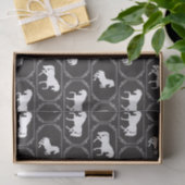 Eingerahmte Pferdesilhouette Seidenpapier (Geschenk)