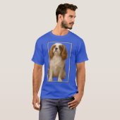 Eingerahmte Spaniel-Familie T-Shirt (Vorne ganz)