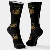 Eingerollte Kupferkopf-Schlange Thunder_Cove Socken (Gewinkelt)