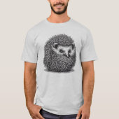 Eingerollter Igel T-Shirt (Vorderseite)