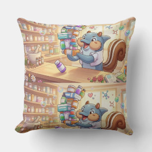 Einges Whimsical Dolphin Eichhörnchen Apotheke Kissen