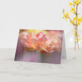 Eingesäumte rosa Tulpe Karte (Gelbe Blume)