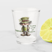 Eingeschenkt durch Glück und schlechte Entscheidun Schnapsglas (Vorderseite)