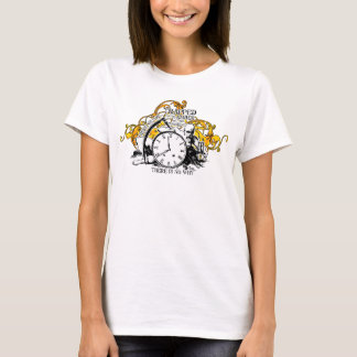 Eingeschlossen im bernsteinfarbigen T-Shirt