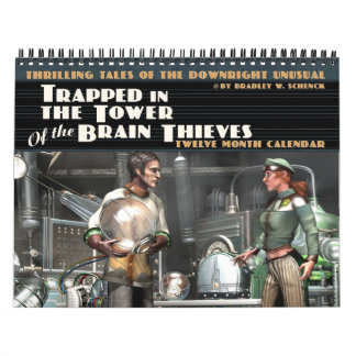 Eingeschlossen im Turm des Gehirn-Dieb-Kalenders Kalender
