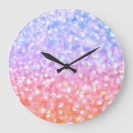 Eingeschlossen in Glück Große Wanduhr