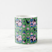 Eingeschlossene Himmel-Flammen-Flügel Kaffeetasse (Mittel)