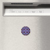 Eingeschlossene Himmel-Flammen-Rosen Magnet (In Situ (Geschirrspüler))