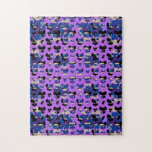 Eingeschlossene Himmel-Flammen-Tulpen Puzzle (Vertikal)