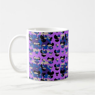 Eingeschlossene Himmelsflammen-Tulpe Kaffeetasse